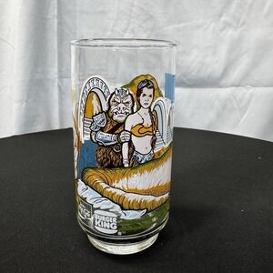 Vintage Star Wars Return of the Jedi Burger King Collectible Glass 1983 Jabba